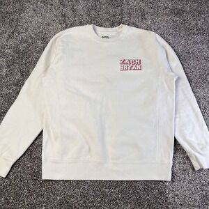 ZACH BRYAN OFFICAL MERCH AMERICAN HEARTBREAK SWEATSHIRT Men Size M Thick Country